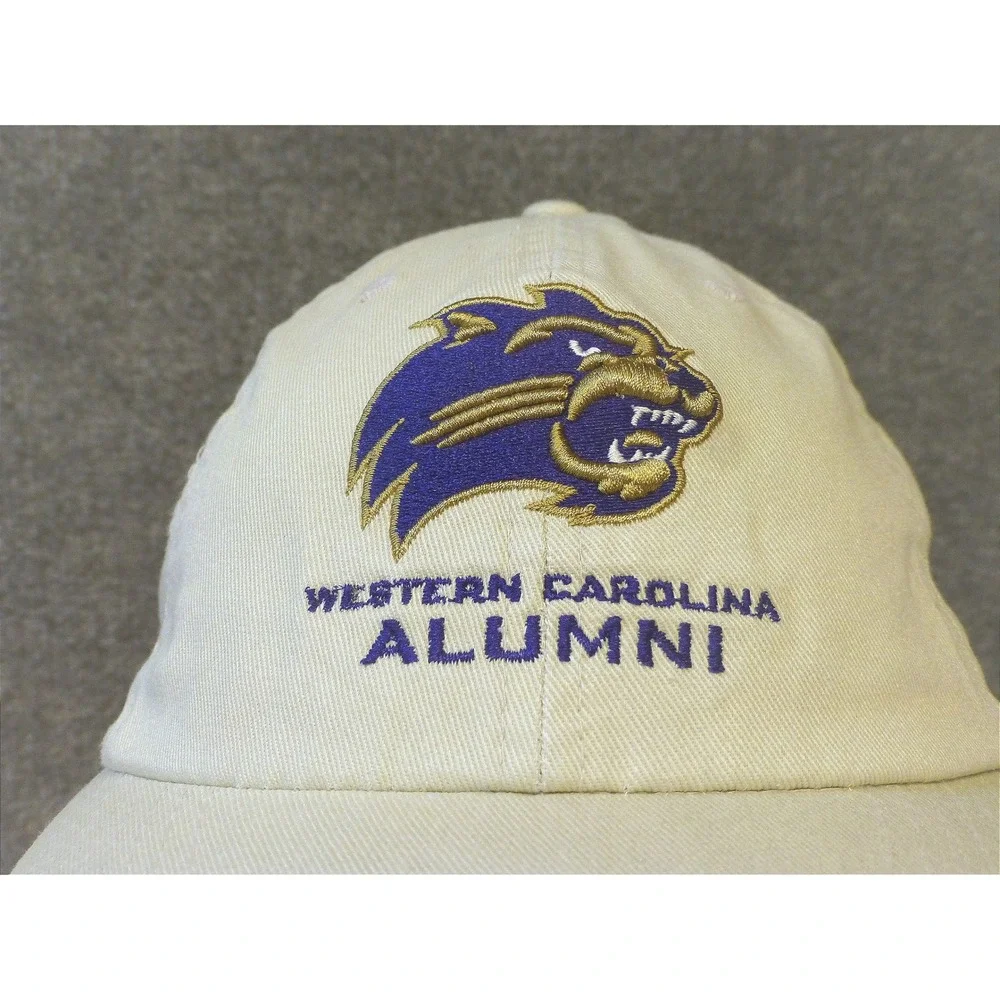 Zephyr Western Carolina Alumni Hat Tan Fitted L Catamounts NCAA Baseball Cap